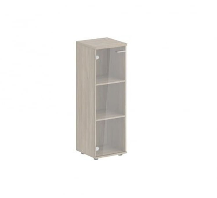 Шкаф средний со стеклом Sigma SG.814.OD.GL Дуб темный_0