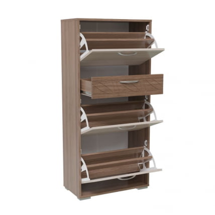 Тумба для обуви Трио 2-24.12 Ясень шимо темный/ясень шимо светлый_2