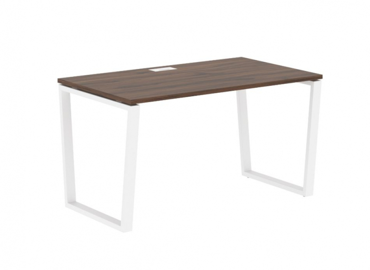 Стол письменный EDIS EVST 1380 Дуб Денвер темный Белый_0