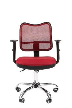 Офисное кресло для оператора CHAIRMAN 450 Chrome New Красный_1