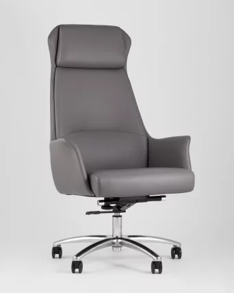 Кресло руководителя ТопЧаирс Викинг Серое / TopChairs Viking_1