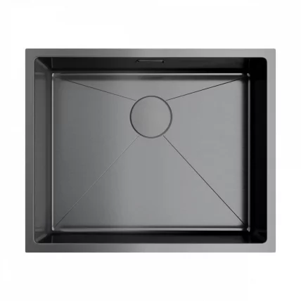 Мойка Omoikiri Taki 54-U/If-Gm Нерж.Сталь/Вороненая Сталь_0