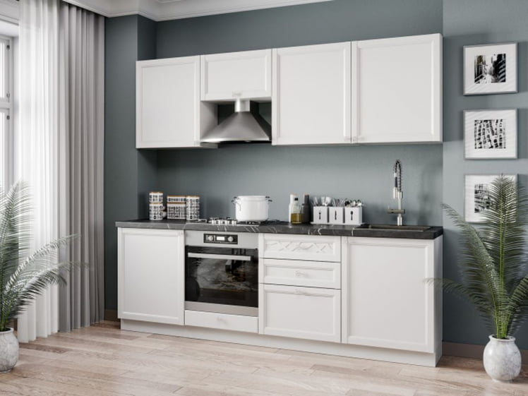 Кухонный гарнитур Джулия №7 Белый_0