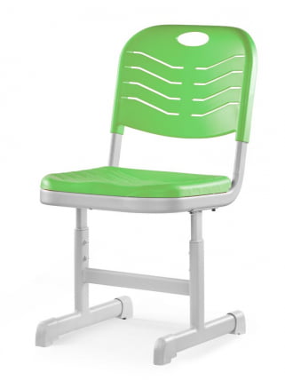 Стул ученический регулируемый пластиковый (рост 3-5) Салатовый_0