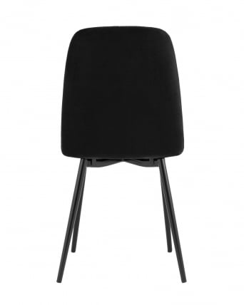 Стул Easy велюр черный 4 шт. комплект_4