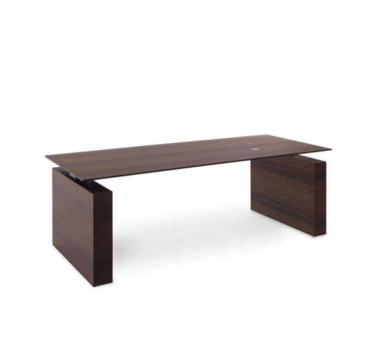 TESLA Стол письменный ЭВКАЛИПТ МОРЕН/ЧЕРН 110 101 ECL BL_0