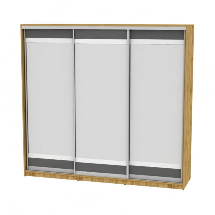 Шкаф-купе B-230х235х60-2(ДВ-Графит-D10D10D10)_0