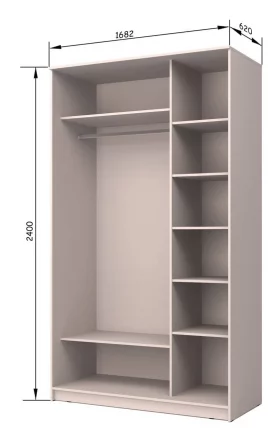 Шкаф-купе Хит-24-17-11 Бук бавария светлый_3