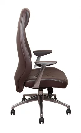 Кресло руководителя Бюрократ _Zen/Brown_3
