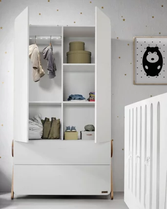 Шкаф Micuna Swing A-1835 White/Waterwood_0