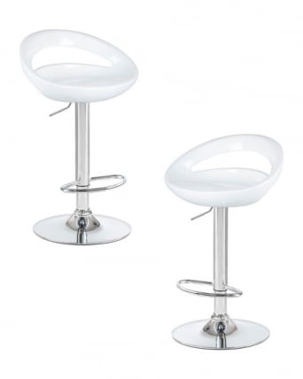 Стул барный ДОБРИН ДИСCО (белый) 2 шт / DOBRIN DISCO_0