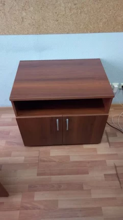 Тумба под оргтехнику Альфа 62.45 орех Пегас_11