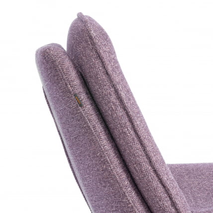 Кресло лаунж Cosmo велюр/букле, VT shape wood rose_8