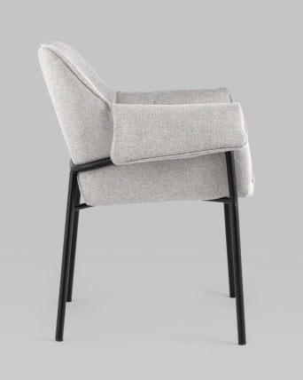 Кресло Бесс рогожка Светло-серый_7