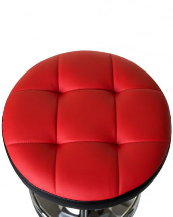 Табурет барный DOBRIN BRUNO (красно-черный) 2 шт_1