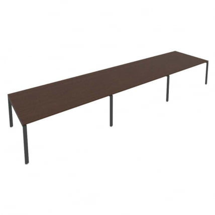 Переговорный стол (3 столешницы) Metal System Б.ПРГ-3.5 Венге/Антрацит_0