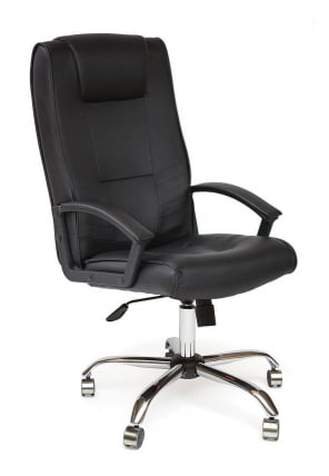 Кресло руководителя Maxima хром (черный 36-6)_0