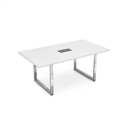 Стол переговорный GLOSS LINE НСП-О.938 Белый Премиум_0