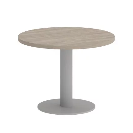 Стол журнальный круглый HOME OFFICE VR.SP-5-60.1G Дуб Аттик/Серый металл_0