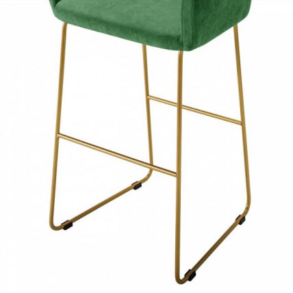 Кресло Бар Oscar зеленый/Линк золото_3