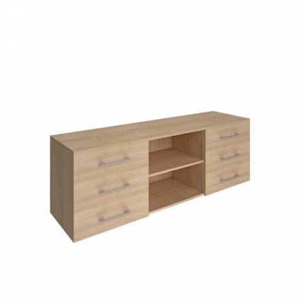 Тумба модульная трехсекционная YALTA LT-TS 3.1 Акация Лорка_0