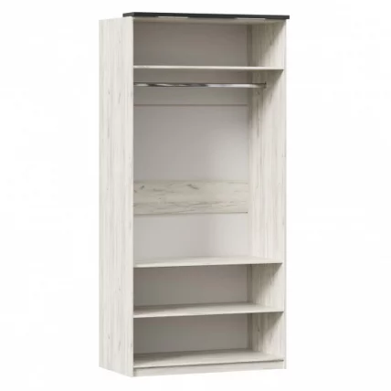 Шкаф двухстворчатый корпус Техно ЛД 678.130.000 Дуб Крафт белый_0