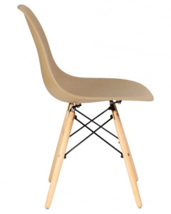 Стул обеденный DOBRIN DSW (ножки светлый бук, цвет бежевый (GR-03)) 4 шт_3