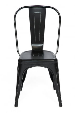 Стул LOFT CHAIR (mod. 012) металл, 45*35*85см, черный/black vintage_1
