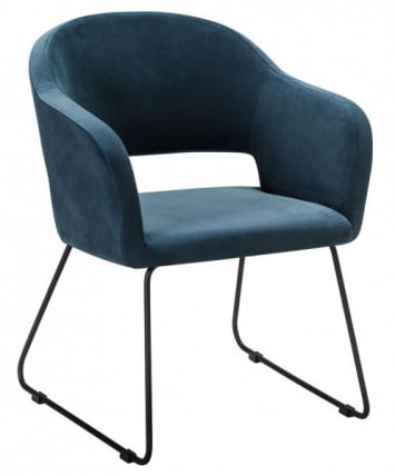 Кресло Oscar Diag blue/Линк_0