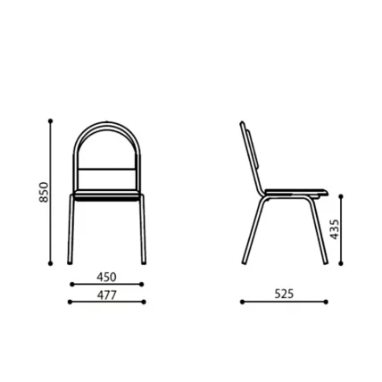 Офисный стул Retro Black s11_2
