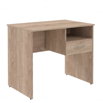 Стол письменный (S-900) R с правой подвесной тумбой Дуб Сонома Светлый_0