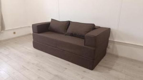 Диван прямой бескаркасный Хит (Berhouse) Цвет фасада: Грей; Тип: Прямой; Материал фасада: Рогожка_4