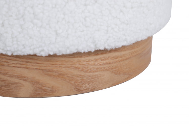 Пуф с ящиком Долли S тедди Белый_4