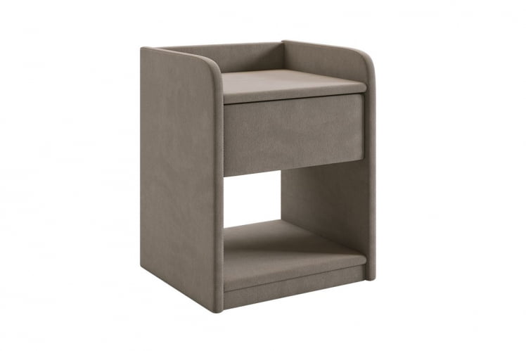 Тумба прикроватная Аманда 2 TM-003.2 какао (велюр)_0