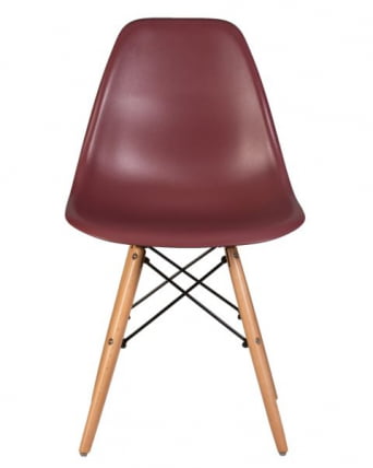 Стул обеденный DOBRIN DSW (ножки светлый бук, цвет сливовый (R-13)) 4 шт_5