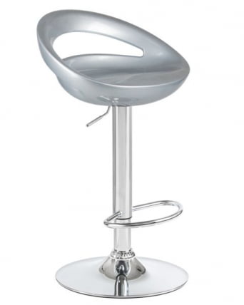 Стул барный ДОБРИН ДИСCО (серебряный) 2 шт / DOBRIN DISCO_2