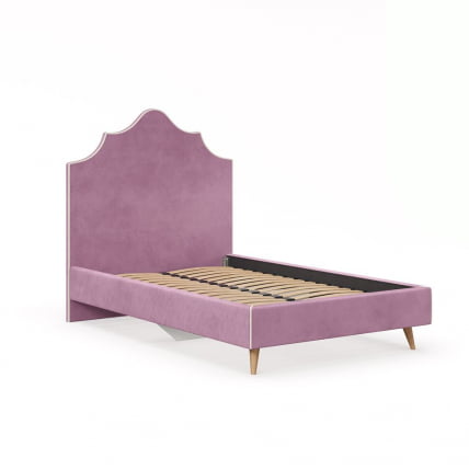 Мягкая кровать Элиза ЛД 600.540.000 Сиреневый Бежевый_1