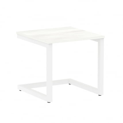 Журнальный стол HOME OFFICE VR.SP-2-58.G Снежная Платина/Белый металл_0