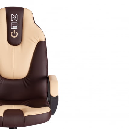 Кресло NEO 2 (22) экокожа Коричневый/бежевый 36-36/36-34_5