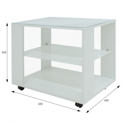 Стол журнальный BeautyStyle 5 Венге/стекло белое_1