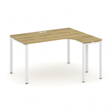 Стол эргономичный правый CONCEPT CN.SA-001(R) Дуб Винченцо Белый_0