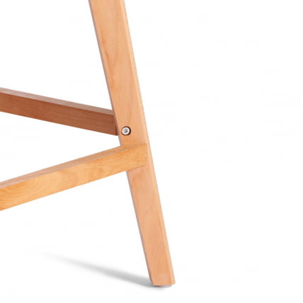 Стул барный TULIP BAR (mod. C1014H-1) / 2 шт. в упаковке пластик/дерево, 42 х 47,5 х 104 см, Black (Черный) 3010/ натуральный_9