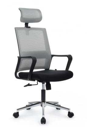 Кресло Mint RCH M1029HBE Серый/Черный_0