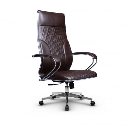 Кресло руководителя Metta L 1c 44B/K Комплект 3 Коричневое_0