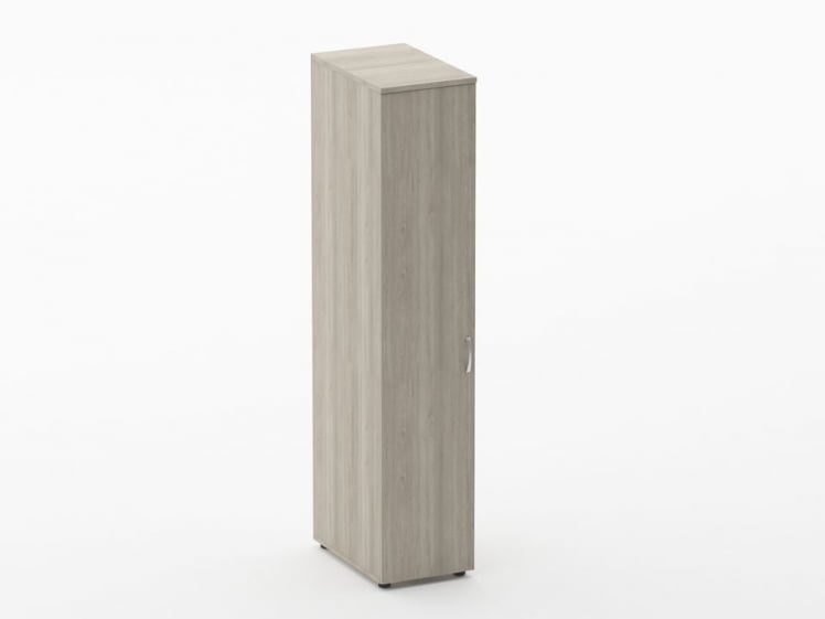 Шкаф для одежды узкий Glassy 6.19.30Л Дуб сантана светлый_0