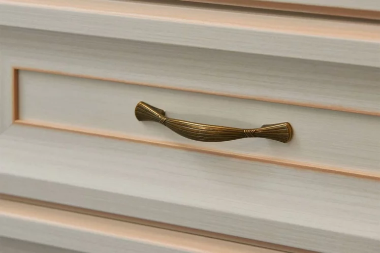 Комплект мебели для спальни Марлен №7 Кремовый белый Патина_9