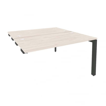 Стол-приставка двойной на П-образном м/к к опорным элем. ONIX O.MP-D.SPR-3.7 Денвер Светлый/Антрацит_0