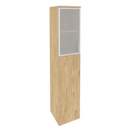 Шкаф высокий узкий левый ONIX O.SU-1.7R(L) Тиквуд Светлый_0