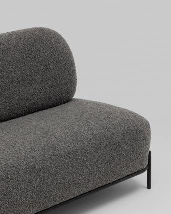 Диван Стоун new ткань букле темно-серый_6