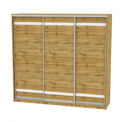 Шкаф-купе B-230х235х60-1(ДВ-D9D9D9)_0